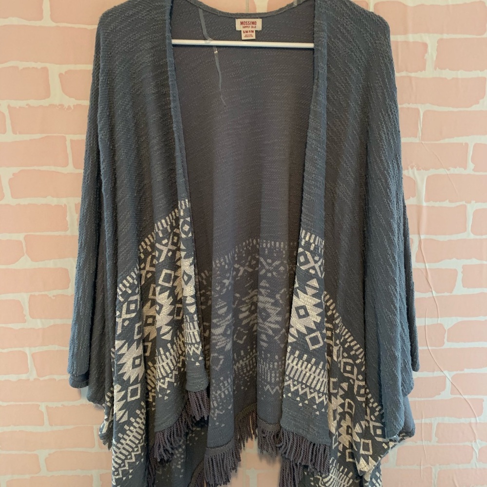 Fringed cardigan